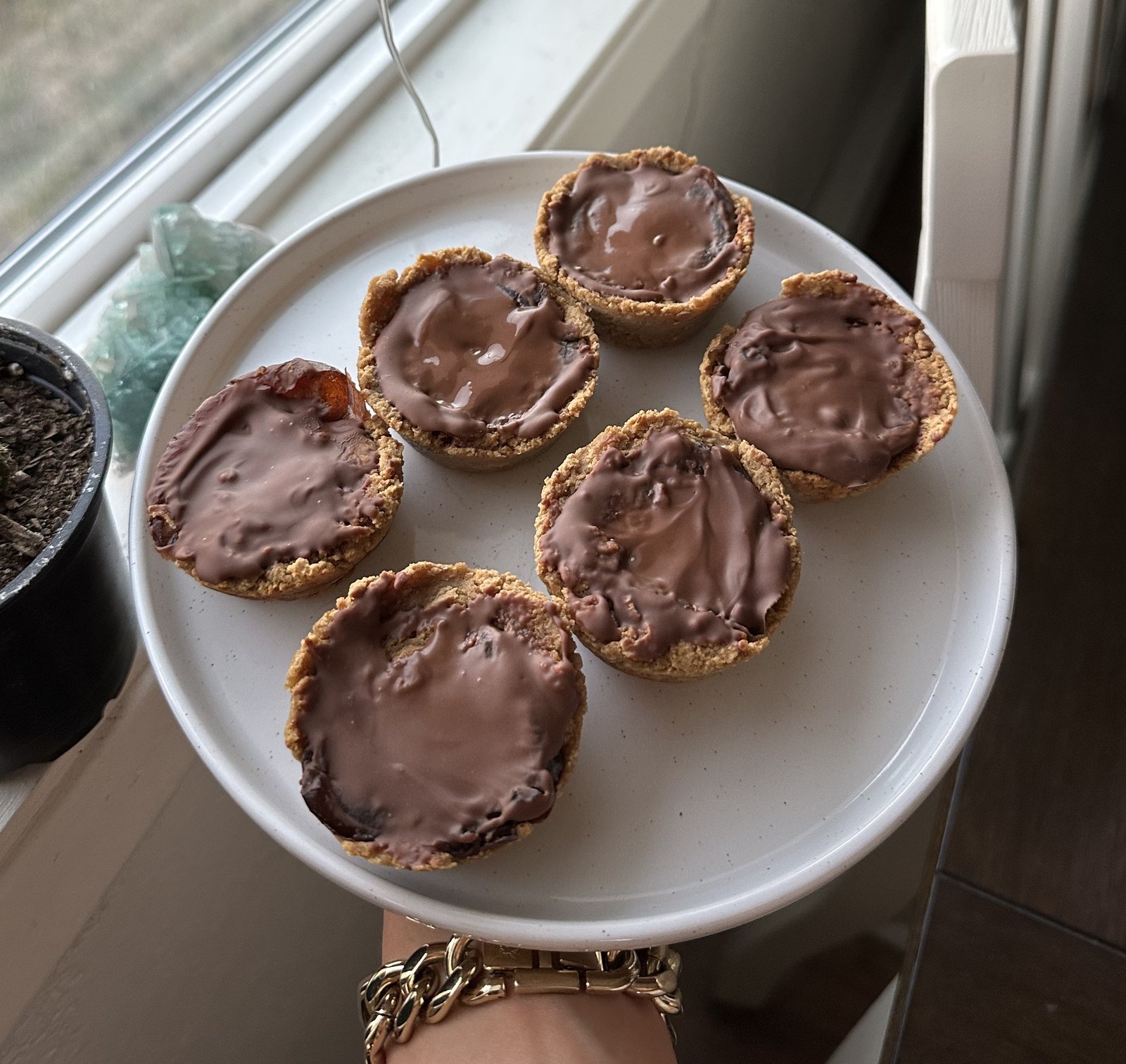 Chocolate Peanut Butter Protein Date Bites — 10g of protein per bite, vegan-friendly