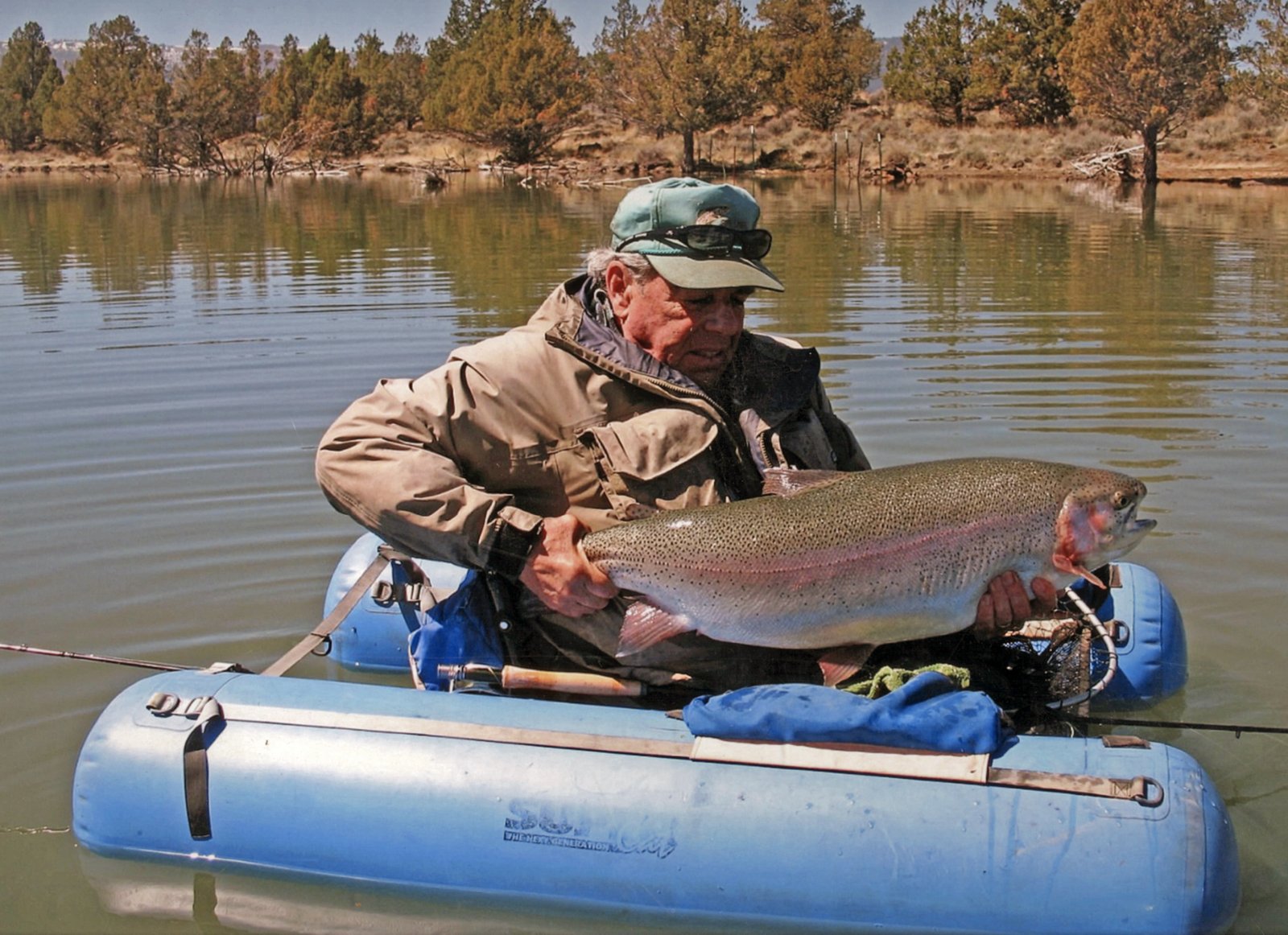 Denny Rickards of Crystal Creek Anglers — 50+ years guiding still-water fly fishing, four published books, and a Klamath Basin home base for chasing trophy trout. All photos courtesy of Denny Rickards / Crystal Creek Anglers.