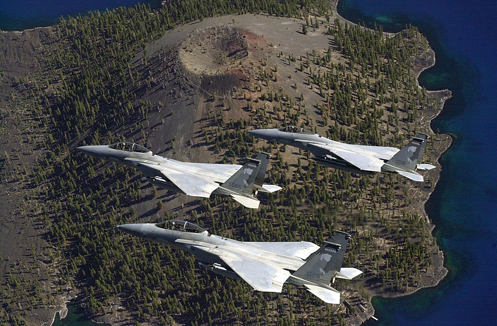 F-15 Eagle on its final taxi at Kingsley Field — December 22, 2025