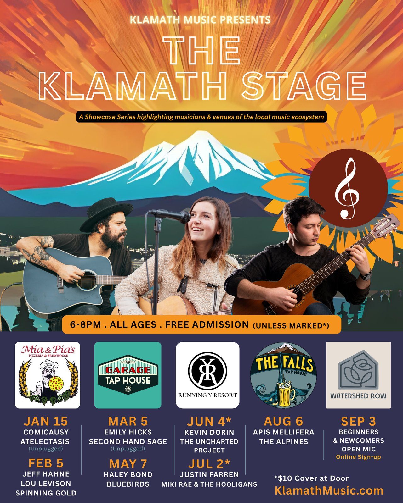 The Klamath Stage — Klamath Music's rebranded showcase celebrating the basin's music ecosystem