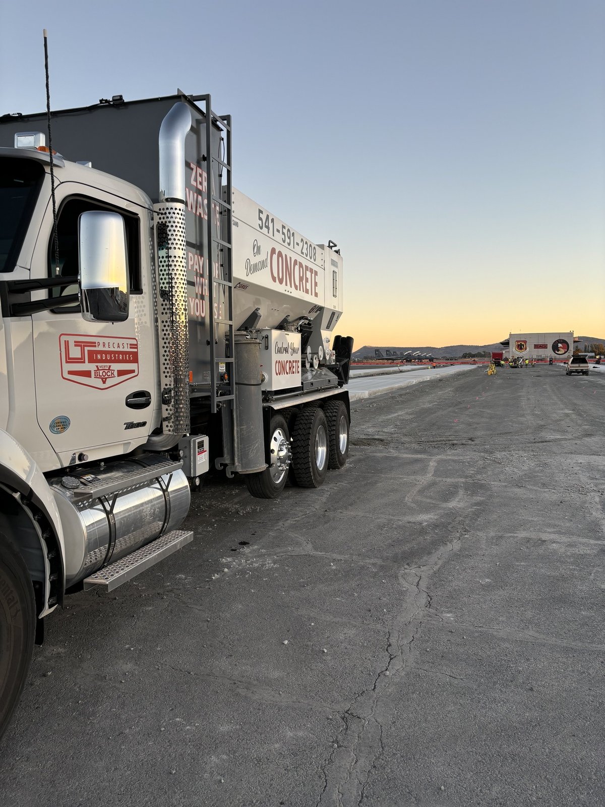 LT Excavating & Precast — bringing volumetric mix-on-demand concrete to Klamath Basin job sites