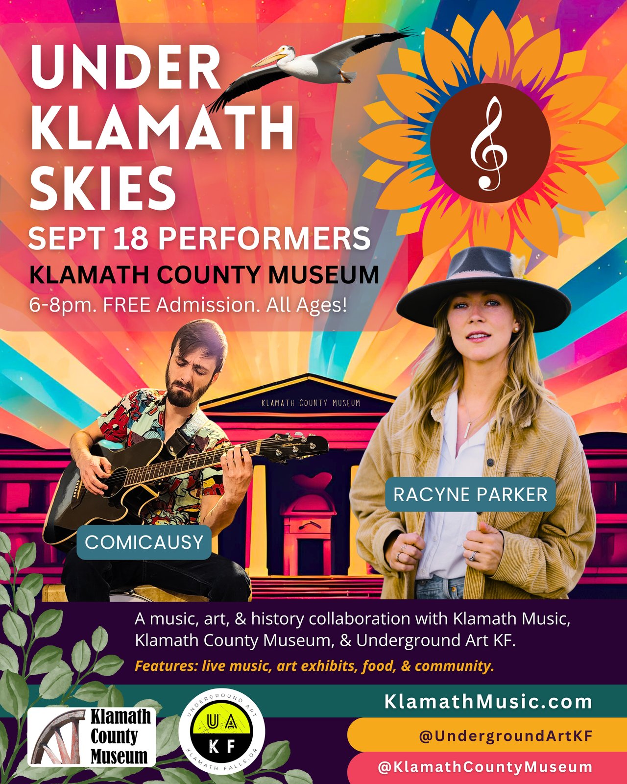 Under Klamath Skies — September 18 at Klamath County Museum, 6–8 PM, free admission